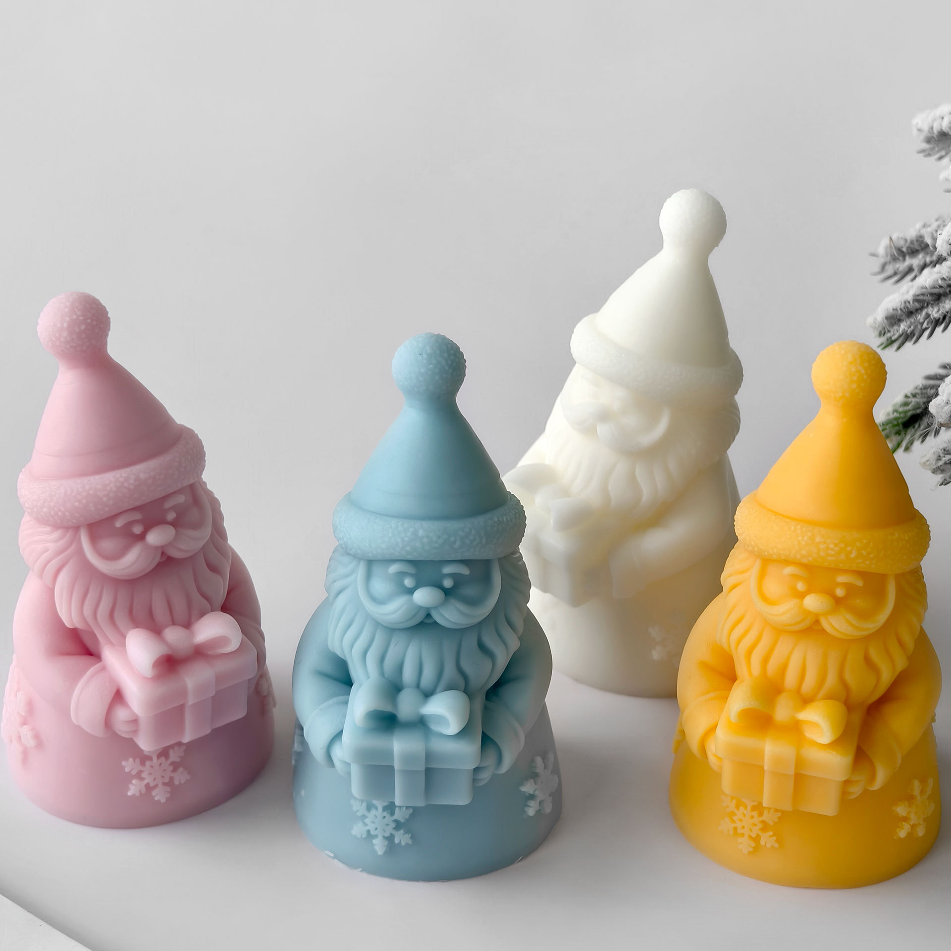 Santa Claus Gift Box Silicone  - Candle Making Supplies For Beginners ulasan dan harga