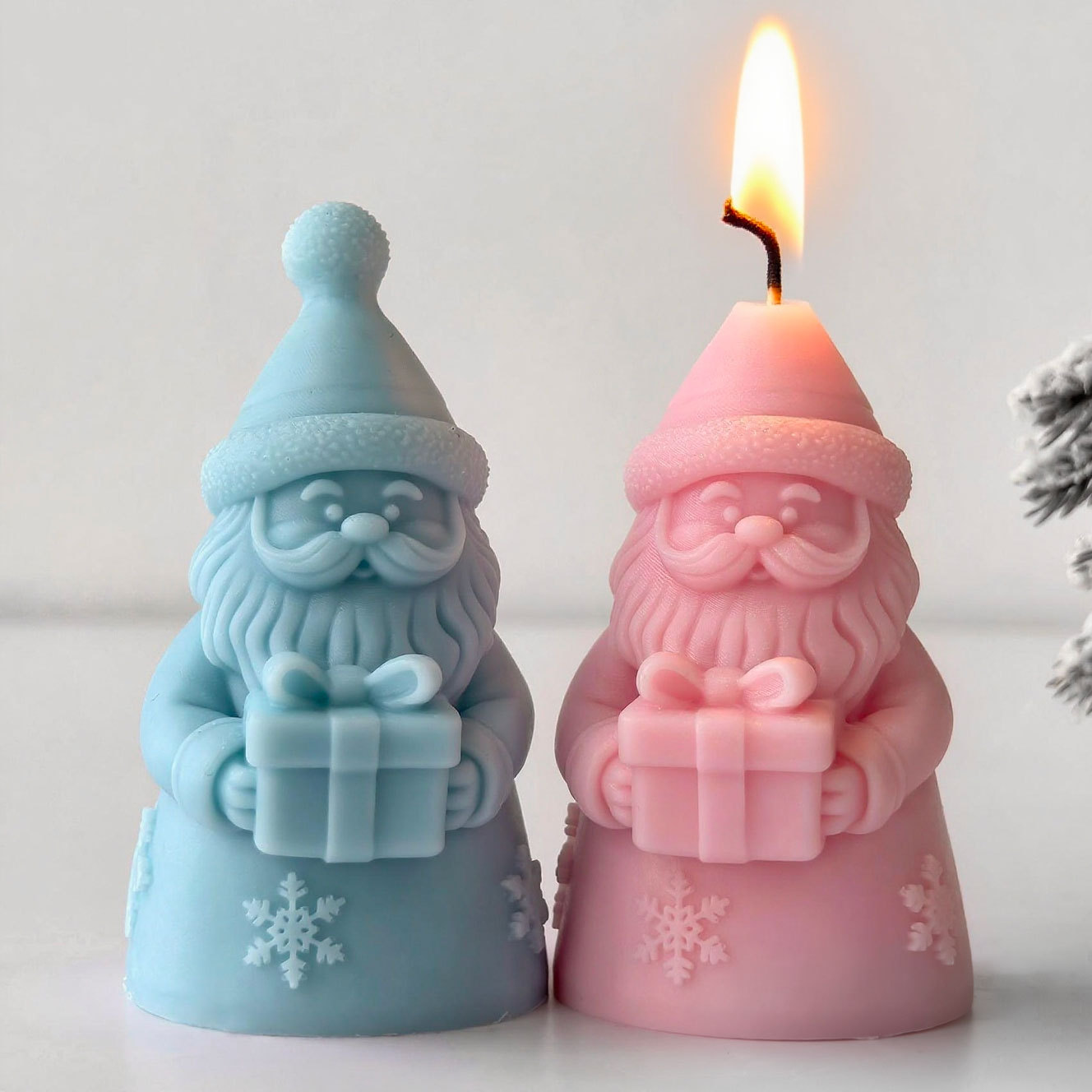 Santa Claus Gift Box Silicone  - Candle Making Supplies For Beginners ulasan dan harga