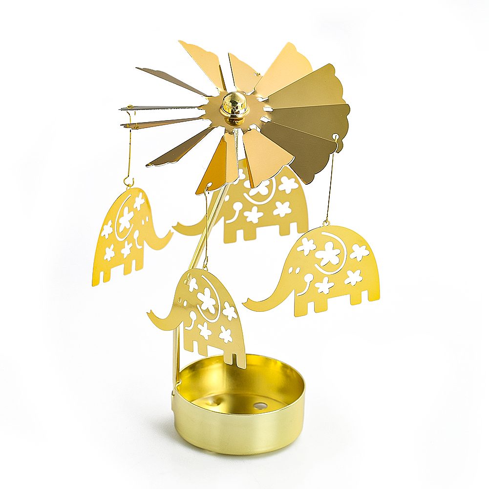 1pc Metal Rotatable Candle Hol - Candle Zero ulasan dan harga