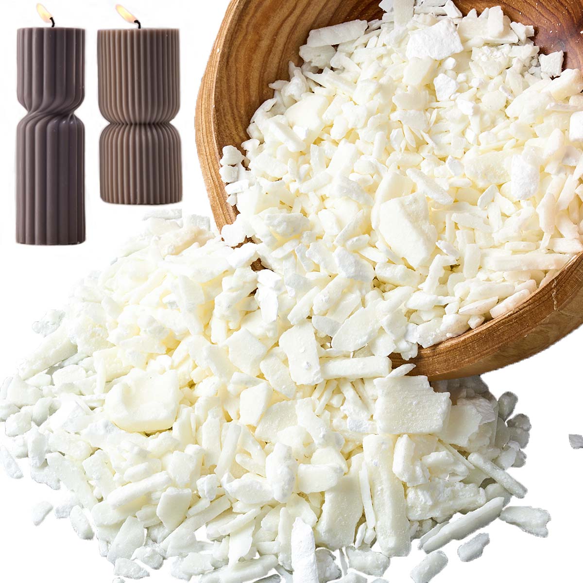 1 Pounds Pure White Soy Wax Fo - Candle Making Supplies For Beginners ulasan dan harga