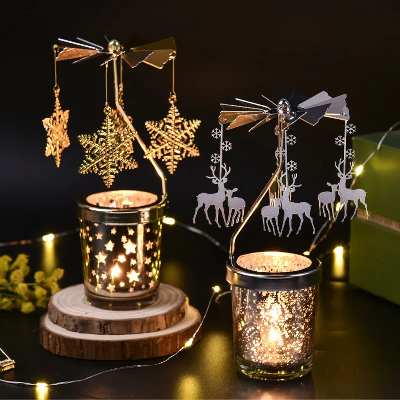 Hot Rotating Candle Stick Hold - Candle Zero ulasan dan harga