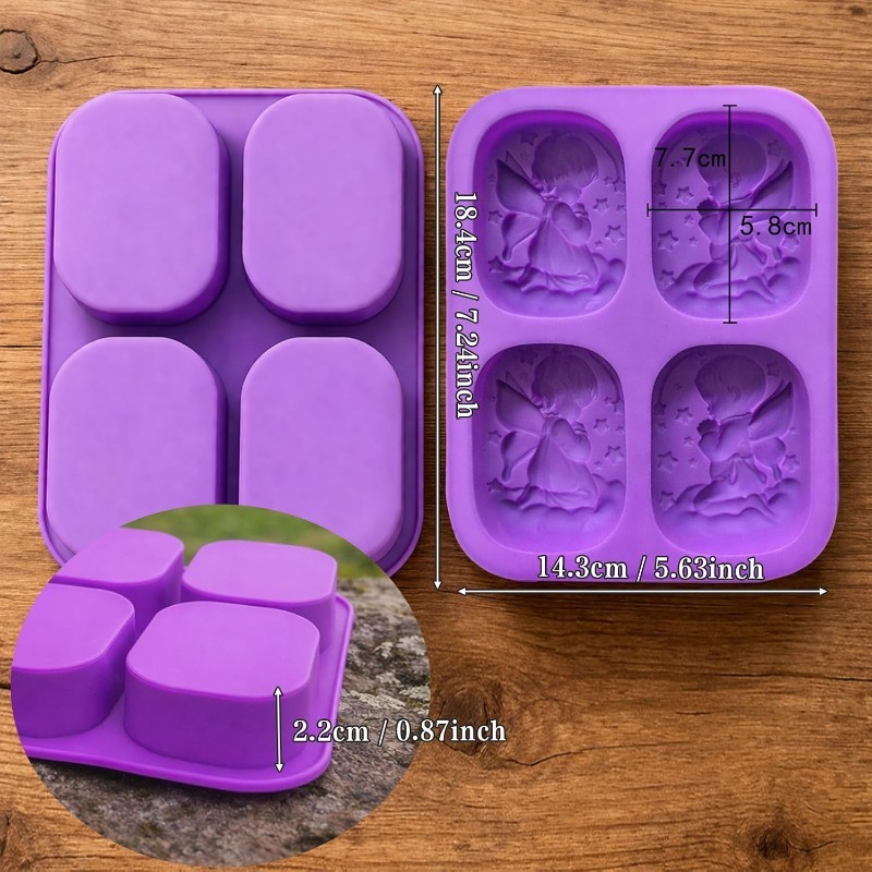 Angel Silicone Mold For Soap M - Candle Making Supplies For Beginners ulasan dan harga