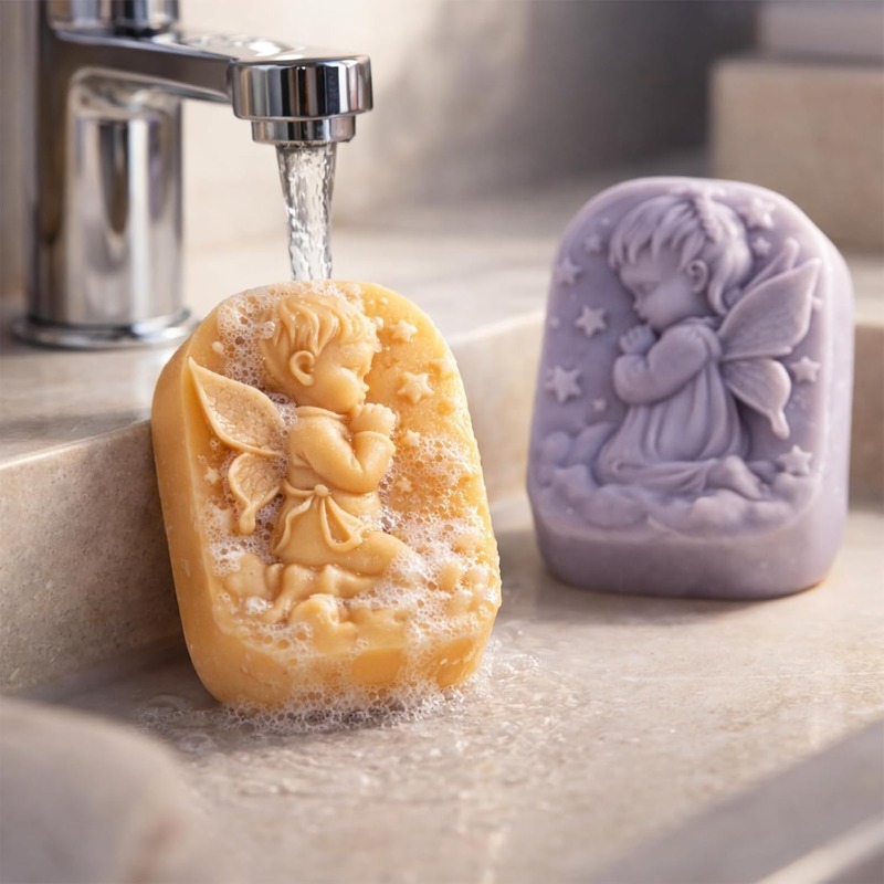 Angel Silicone Mold For Soap M - Candle Making Supplies For Beginners ulasan dan harga