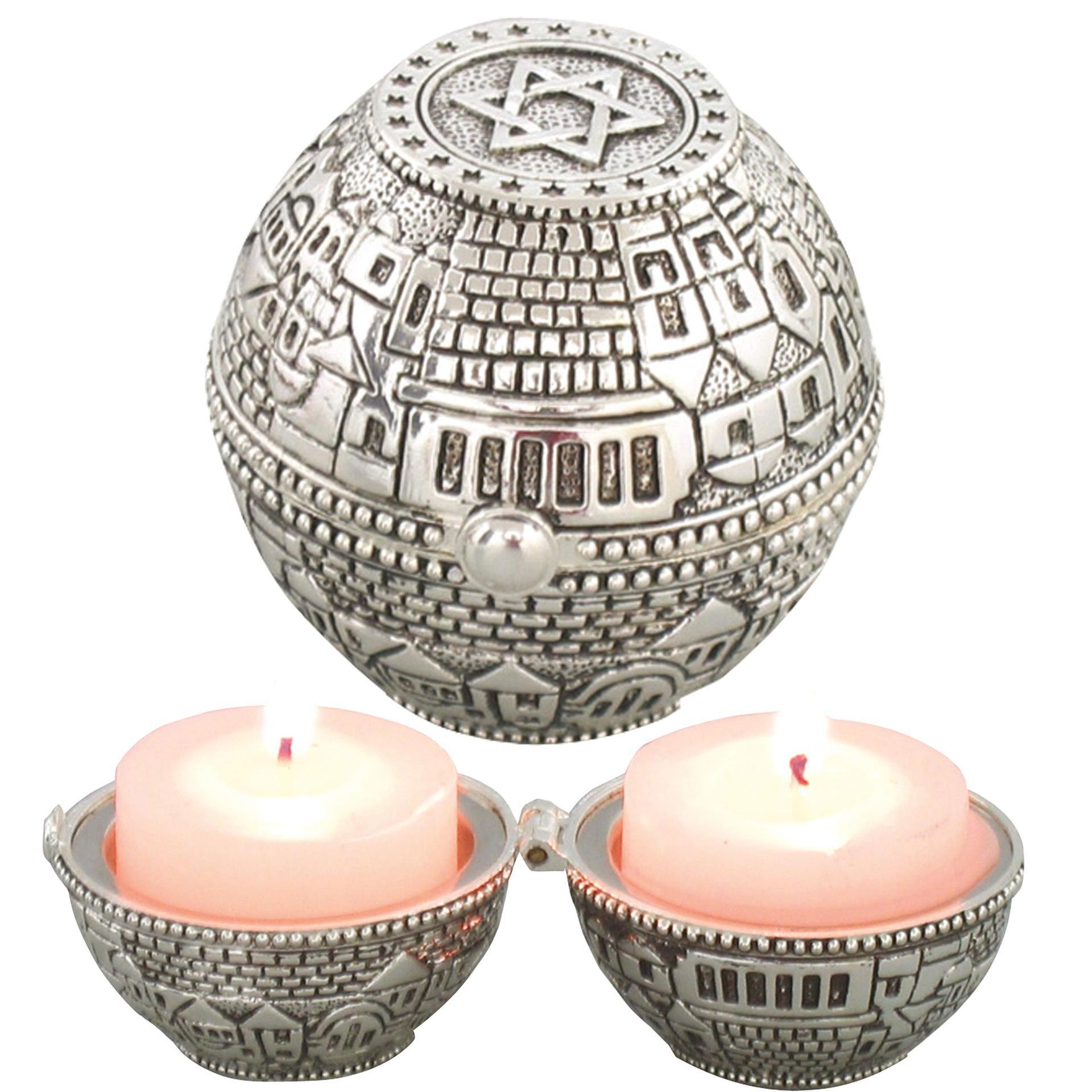 Jewish Shabbat Metal Travel Ca - Candle Zero ulasan dan harga